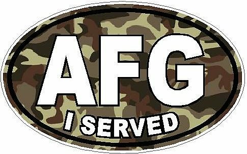 I Served AFG FILLS Camo Brown