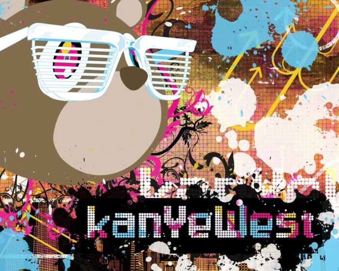 Kanye West Color Band Sticker
