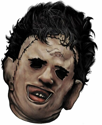 LEATHERFACE CHAINSAW STICKER