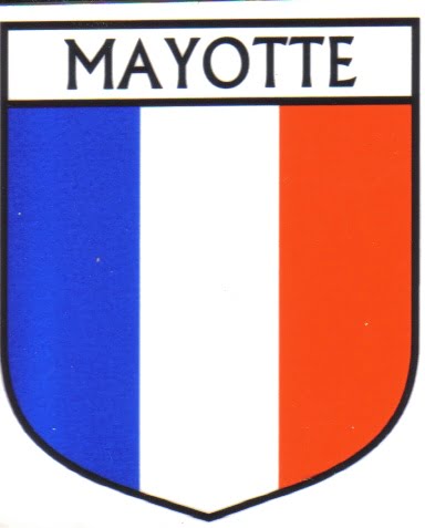 Mayotte Flag Crest Decal Sticker