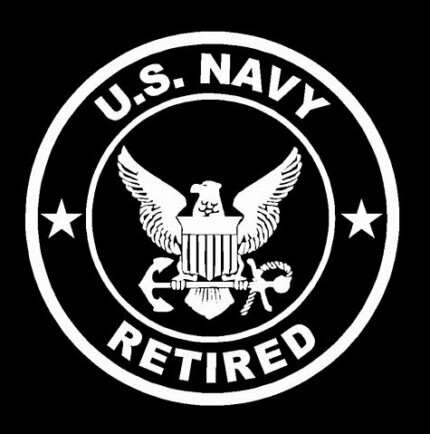 MILITARY RETIRED DIECUT navy