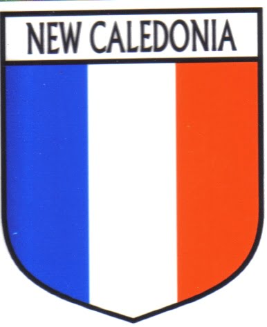 New Caledonia Flag Crest Decal Sticker