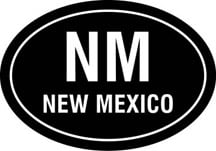 New Mexico Oval Decal