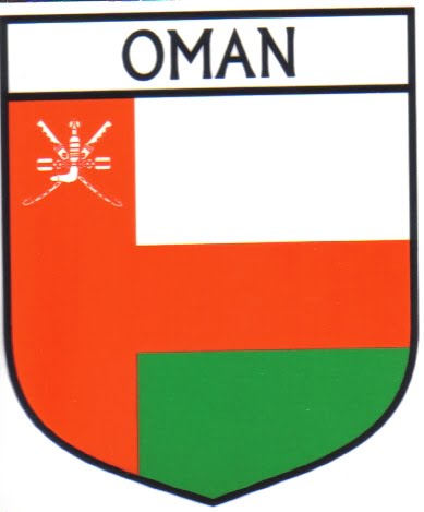 Oman Flag Crest Decal Sticker