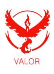 Pokemon Go Team Valor Gaming Vinyl Decal