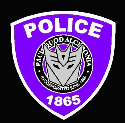 POLICE Transformer Shields Decp Purple