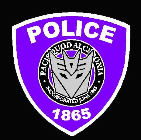 POLICE Transformer Shields Decp Purple