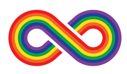pride flag infinity sticker