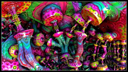 psychedelic nature car decal wall sticker 5