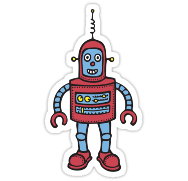 robot sticker 44 - Pro Sport Stickers