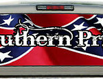 RWG rebel flag southern pride rear window see thru graphic
