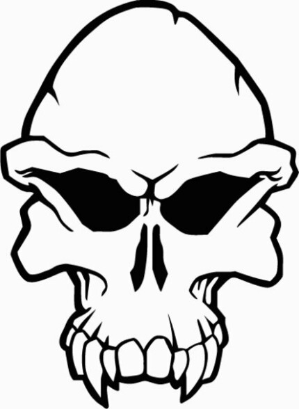 Cowboy Skull Sticker – Stickers Factory