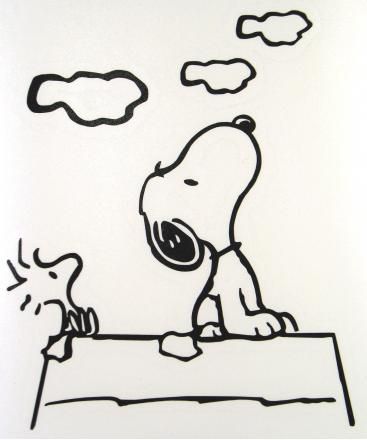  Peanuts Snoopy Typewriter Cartoon Sticker - Sticker Graphic -  Waterproof - Fade Resistant Die Cut : Sports & Outdoors
