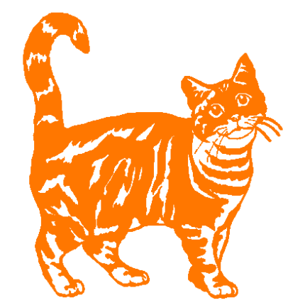 Cat Standing Decal