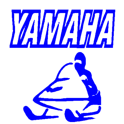 Yamaha Snowmobile Decal