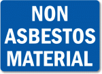 Asbestos Cancer Health Sign