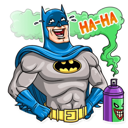 batman comic book_sticker 1