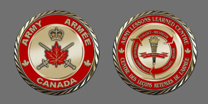 Canadian Army Coin Design Sticker