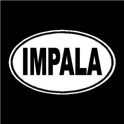 Chevy Impala Oval Decal