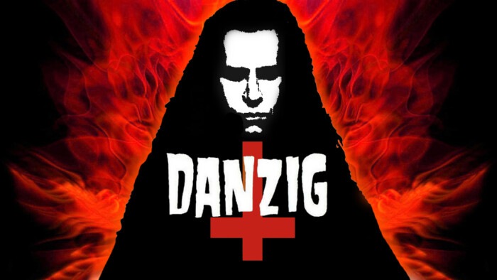 Danzig 2 Color Band Sticker