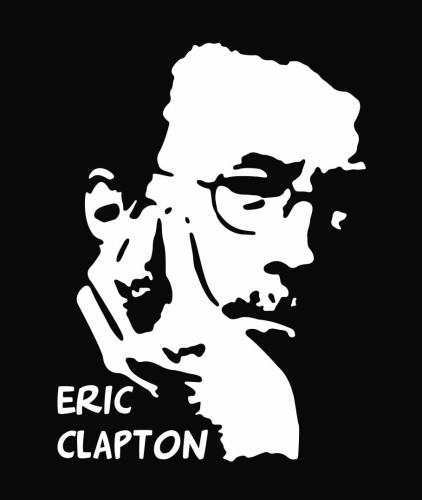 Eric Clapton Die Cut Vinyl Decal Sticker