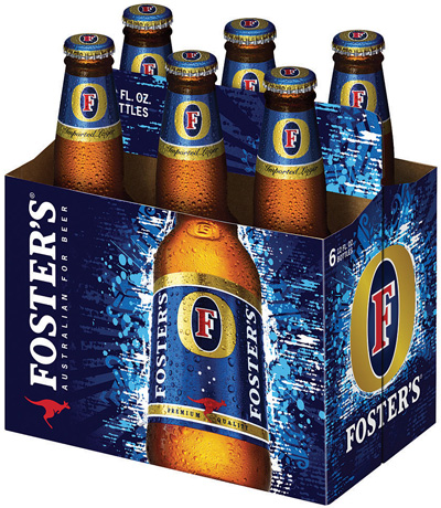 Fosters Beer 6 Pack Sticker