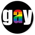 gay black sticker