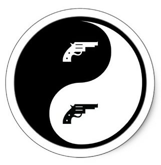 Gun Control Full Color Stickers 11