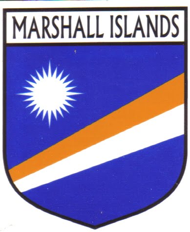 Marshall Islands Flag Crest Decal Sticker