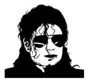 Michael Jackson Diecut Decal
