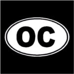 OC Oval Decal