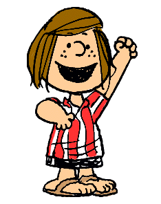 Peppermint Patty Color Decal Sticker