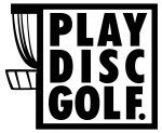Play Disc Golf Diecut Decal
