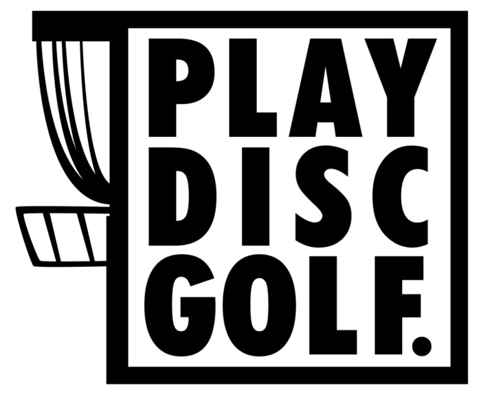 Play Disc Golf Diecut Decal