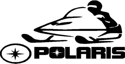 Polaris Snowmobile Decal Die Cut Sticker