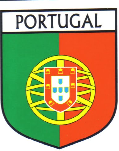 Portugal Flag Crest Decal Sticker