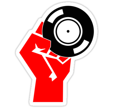 Record DJ Sticker