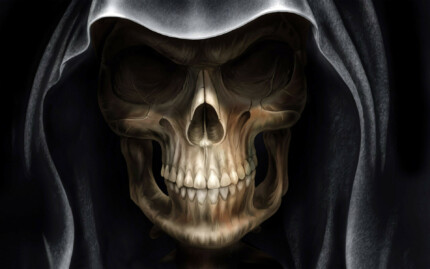 Skull Grim Reaper Sticker 44