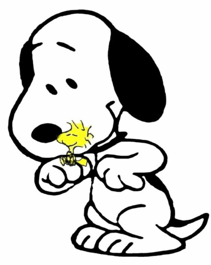 SNOOPY and Woodstock Peanuts Gang Sticker 05