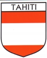 Tahiti Flag Crest Decal Sticker