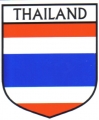 Thailand Flag Crest Decal Sticker