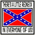 there is a little redneck in everyone of us sticker