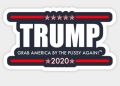 TRUMP Trump 2020 Grab America Pussy Again Sticker