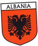 Albania Flag Crest Decal Sticker