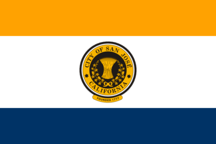 California San Jose City Flag Decal