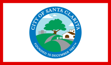California Santa Clarita City Flag Decal