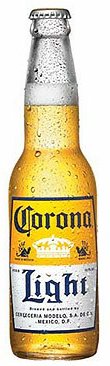 Corona Light Bottle Decal