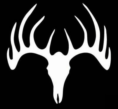 Deer Skull Vinyl Hunting Decal