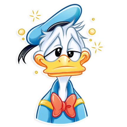 donald duck daisy duck disney cartoon sticker 10