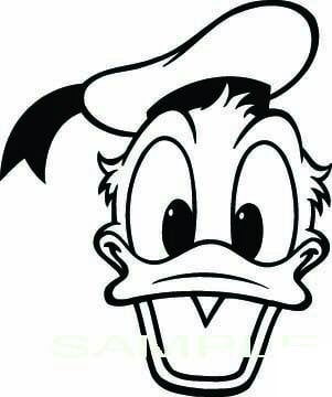 Donald Duck Sticker 3